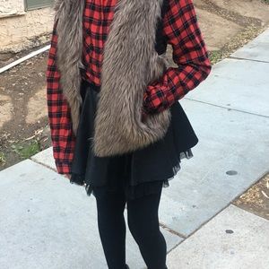 Leather skirt